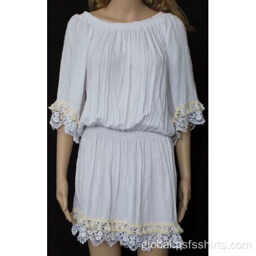 Campanula Skirt with Lace Sleeve Summer Dress for Women Manufactory